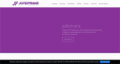 Desktop Screenshot of jofertrans.com